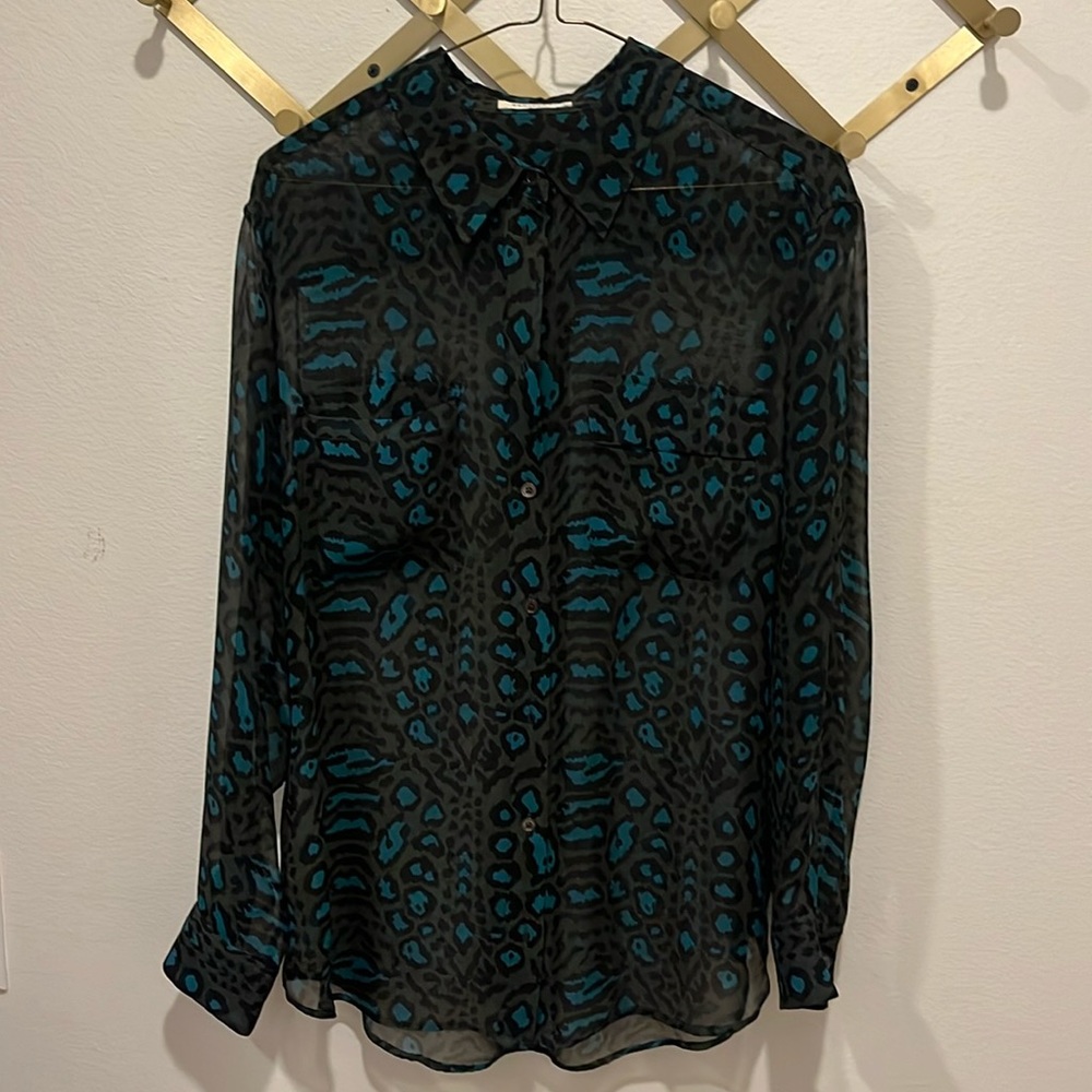 Equipment silk blouse